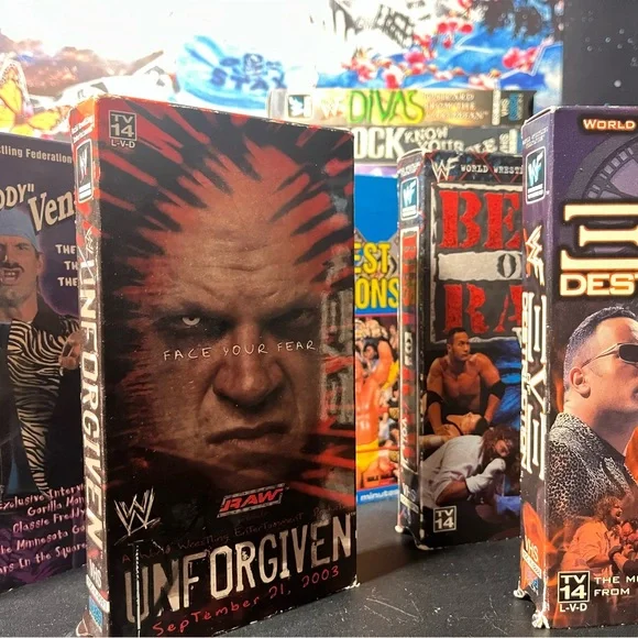 Vintage WWF/WWE VHS Tape Collection - Mixed Titles 80s 90s Y2K - Picture 4 of 4